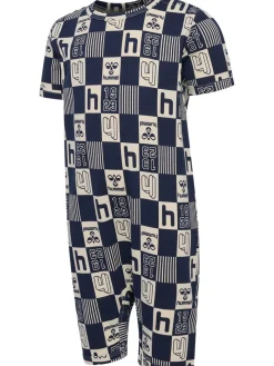 hummel Janus bodysuit ss - BLACK IRIS- Heldragter U. Fod