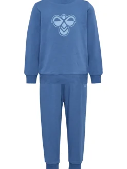 hummel Jersey Crewsuit Bee - Dutch Blue- Sweatsæt