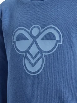 hummel Jersey Crewsuit Bee - Dutch Blue- Sweatsæt