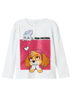 NAME IT Joana Paw Bluse - BRIGHT W- Licens|Bluser