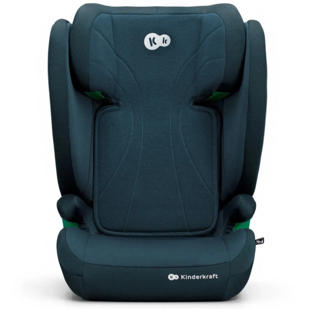 Kinderkraft Junior Fix 2 i-Size - harbor blue- Autostole 100-150 Cm (4-12 År)