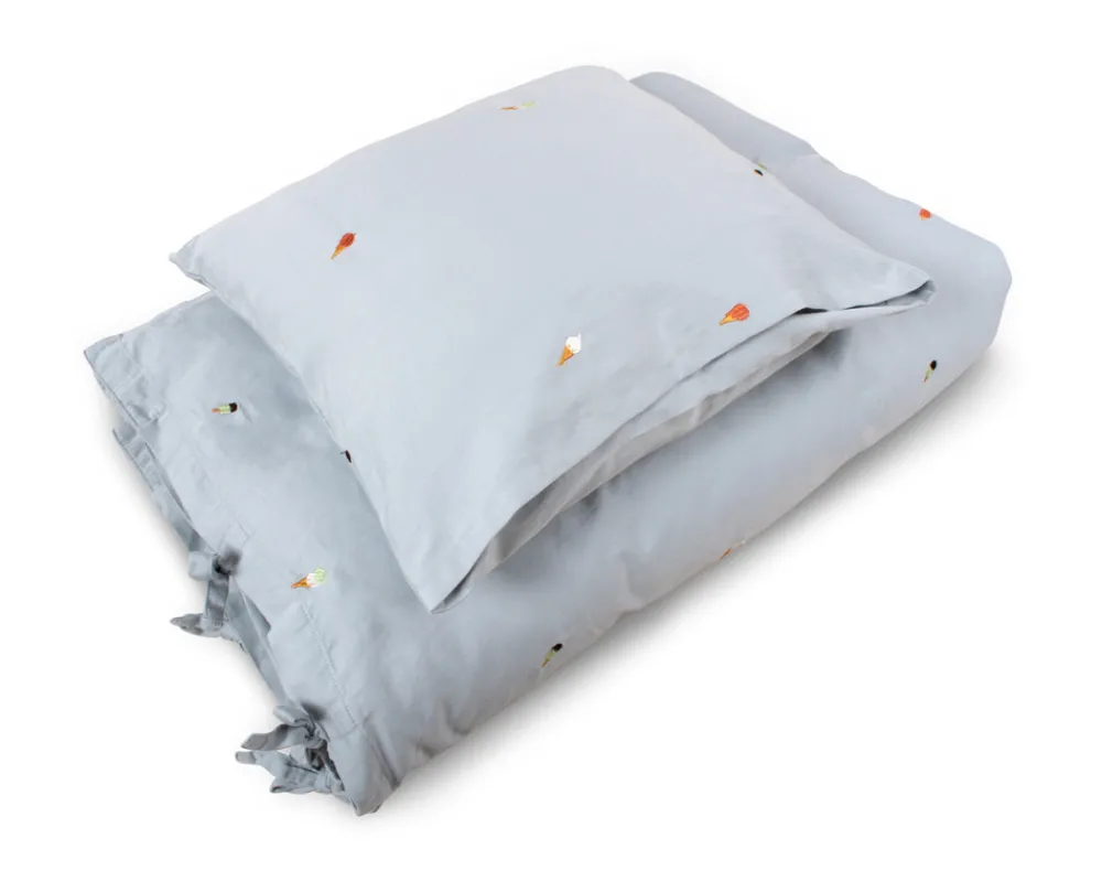 Filibabba Junior sengetøj - Pearl Blue-Børn Sengetøj