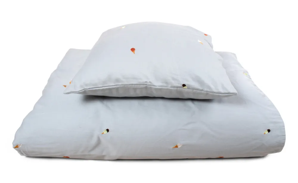 Filibabba Junior sengetøj - Pearl Blue-Børn Sengetøj