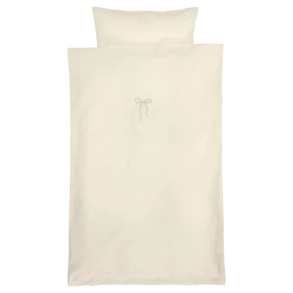 We Are Bitte Junior Sengetøj Sløjfe - Oat-Børn Sengetøj