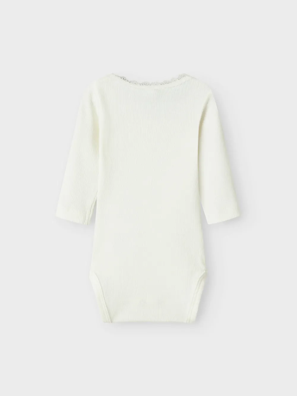 NAME IT Kab langærmet body - Cloud dancer- Bodystocking Langærmet