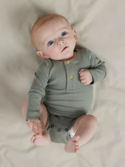 NAME IT Kab Langærmet body - Shadow- Bodystocking Langærmet