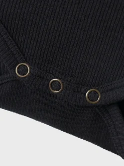 NAME IT Kab langærmet body NOOS - black- Bodystocking Langærmet