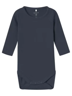 NAME IT Kab langærmet body-legging sæt - Dark Sapphire- Multipack|Bodysæt