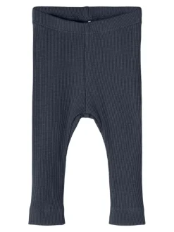 NAME IT Kab langærmet body-legging sæt - Dark Sapphire- Multipack|Bodysæt