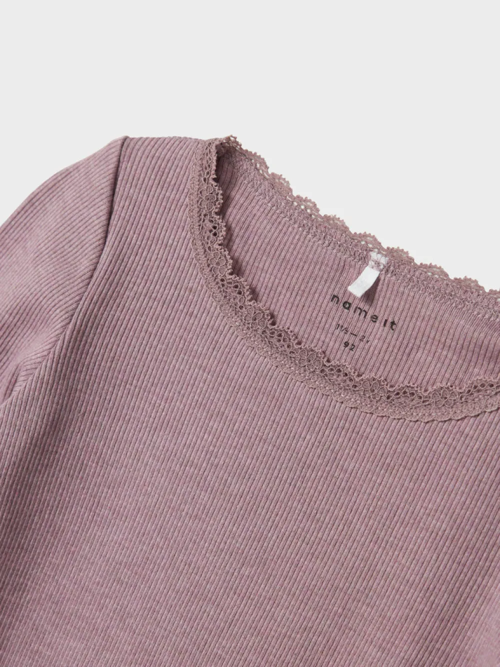 NAME IT Kab langærmet top - Elderberry- Bluser