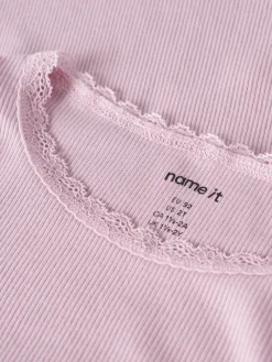 NAME IT Kab langærmet top - Fragrant Lilac- Bluser