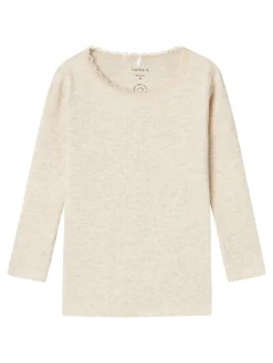 NAME IT Kab langærmet top - PEYOTE- Bluser