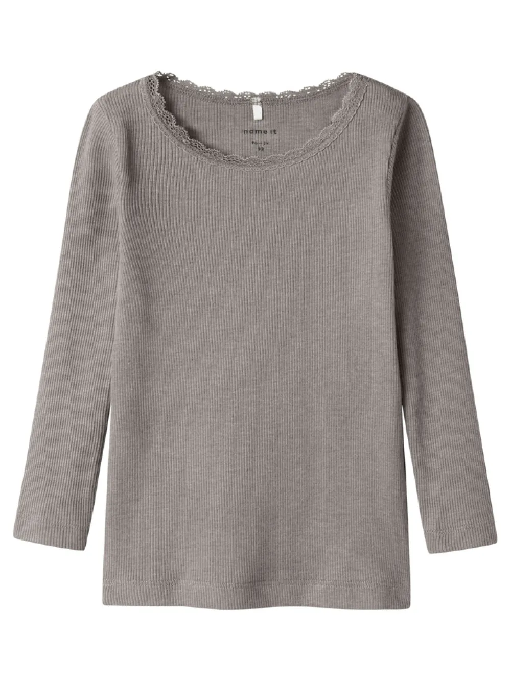NAME IT Kab langærmet top - Satellite- Bluser