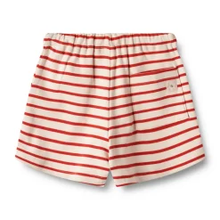 Wheat Kalle jersey shorts - red stripe- Shorts