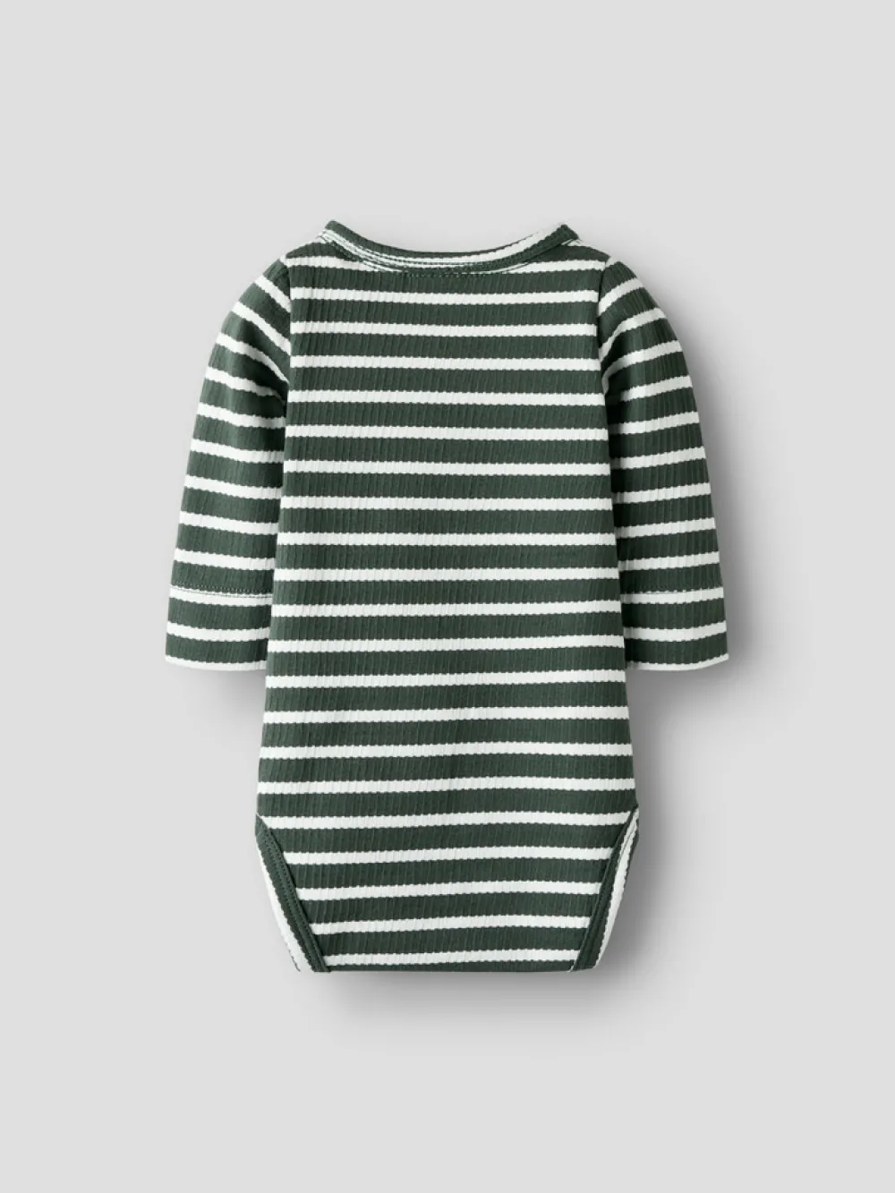 NAME IT Kans Langærmet Wrap Body - Deep Forest- Bodystocking M. Skrålukning