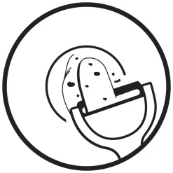 Kinderkitchen Kartoffelskræller- Bestik