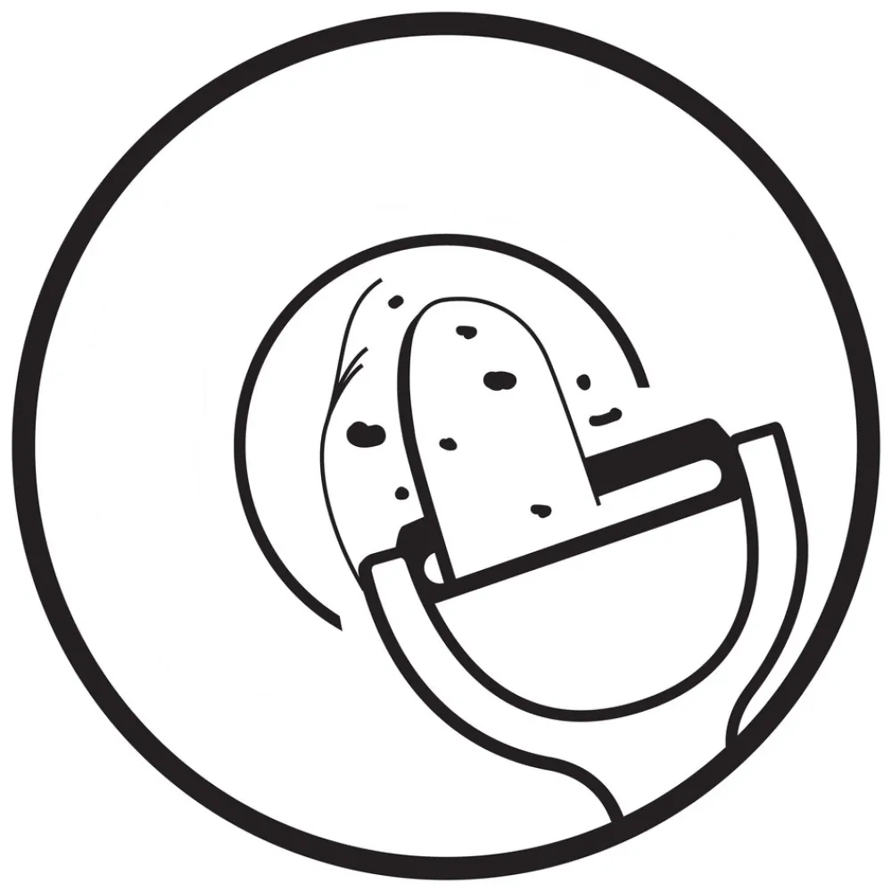 Kinderkitchen Kartoffelskræller- Bestik