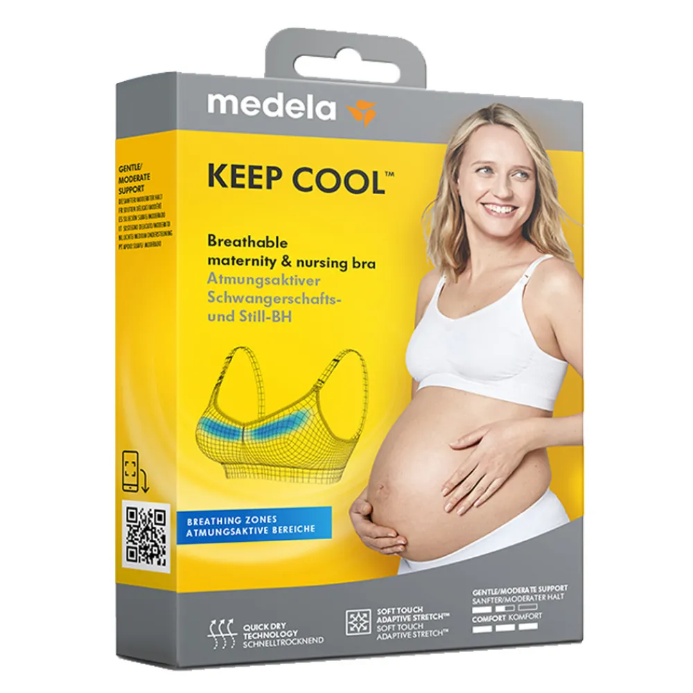 Medela Keep cool BH hvid XL- Amme Bh'Er
