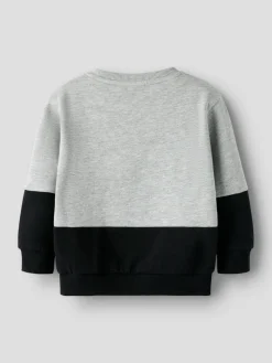 NAME IT Kent Sweatshirt - Grey Melange- Cardigans, Veste & Trøjer