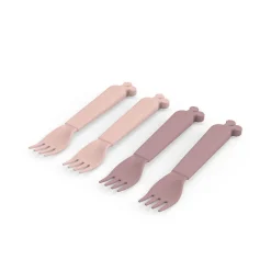 Done By Deer Kiddish gafler 4 stk. Raffi - pudder- Bestik