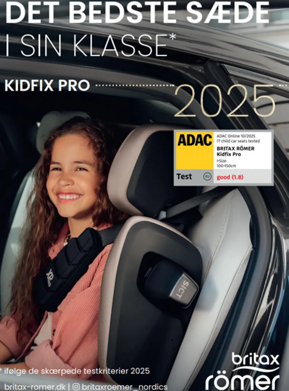 Britax Römer Kidfix Pro Lux - Soft Taupe- Autostole 100-150 Cm (4-12 År)