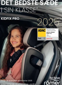 Britax Römer Kidfix Pro Style - Carbon Black- Autostole 100-150 Cm (4-12 År)