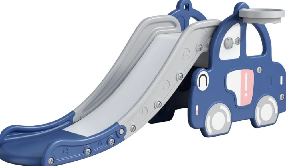 ELITE TOYS Kids Zone bil med rutsjebane og basket- Leg I Haven