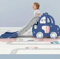 ELITE TOYS Kids Zone bil med rutsjebane og basket- Leg I Haven