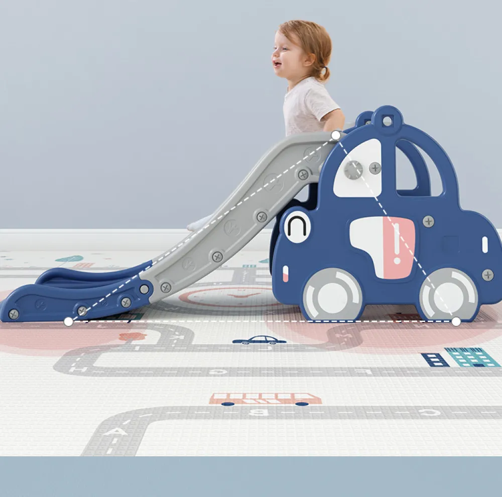 ELITE TOYS Kids Zone bil med rutsjebane og basket- Leg I Haven