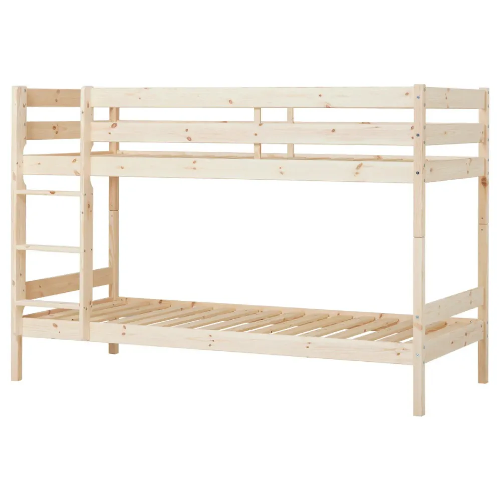 Hoppekids Køjeseng inkl. bund, Eco comfort 90x200 cm. - Natur-Børn Juniorsenge