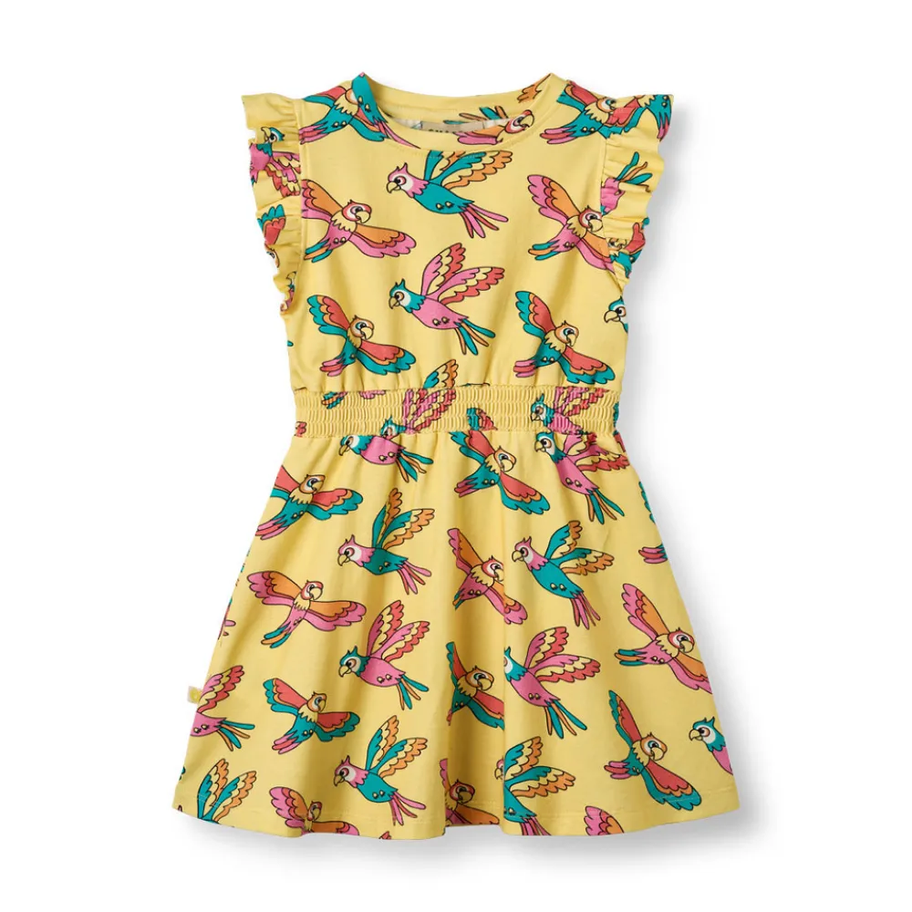 Småfolk Kjole u. ærmer - Custard- Kjoler