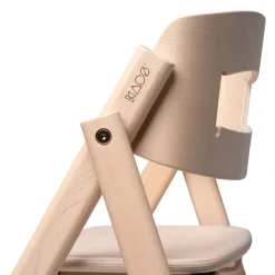 KAOS Klapp højstol foldbar - bøg natur-Børn Højstole Uden Tilbehør