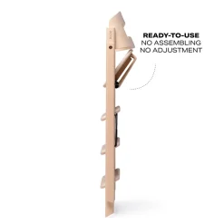 KAOS Klapp højstol foldbar - bøg natur-Børn Højstole Uden Tilbehør