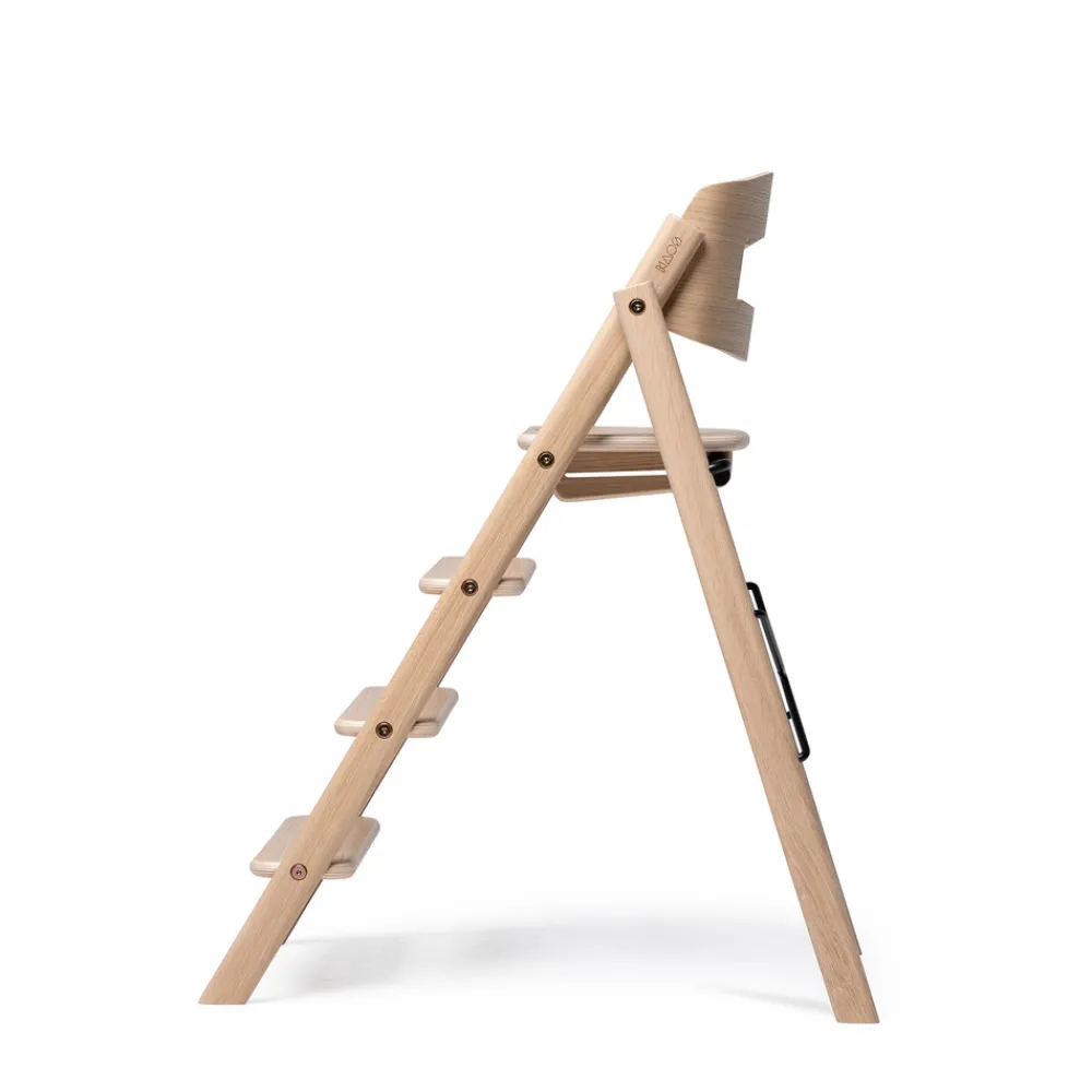 KAOS Klapp højstol foldbar - eg natur-Børn Højstole Uden Tilbehør