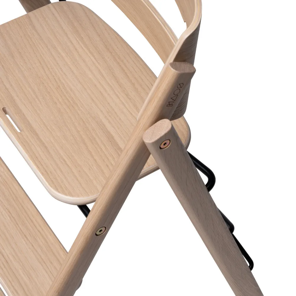 KAOS Klapp højstol foldbar - eg natur-Børn Højstole Uden Tilbehør