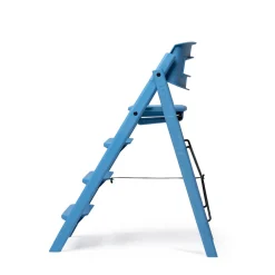 KAOS Klapp højstol foldbar - Genbrugsplast, blå-Børn Højstole Uden Tilbehør