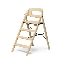KAOS Klapp højstol foldbar - Genbrugsplast, sand-Børn Højstole Uden Tilbehør