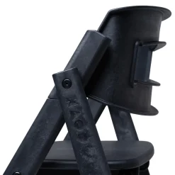 KAOS Klapp højstol foldbar - Genbrugsplast, sort-Børn Højstole Uden Tilbehør