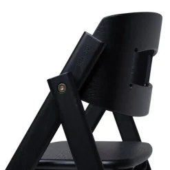 KAOS Klapp højstol foldbar eg inkl. bøjle - sand-Børn Højstole Med Tilbehør