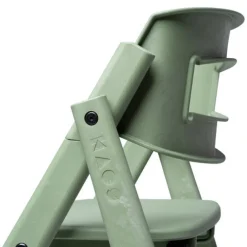 KAOS Klapp højstol foldbar genbrugsplast inkl. pude - grøn-Børn Højstole Med Tilbehør