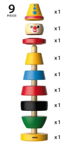 Brio Klovn - FSC®- Stabelklodser