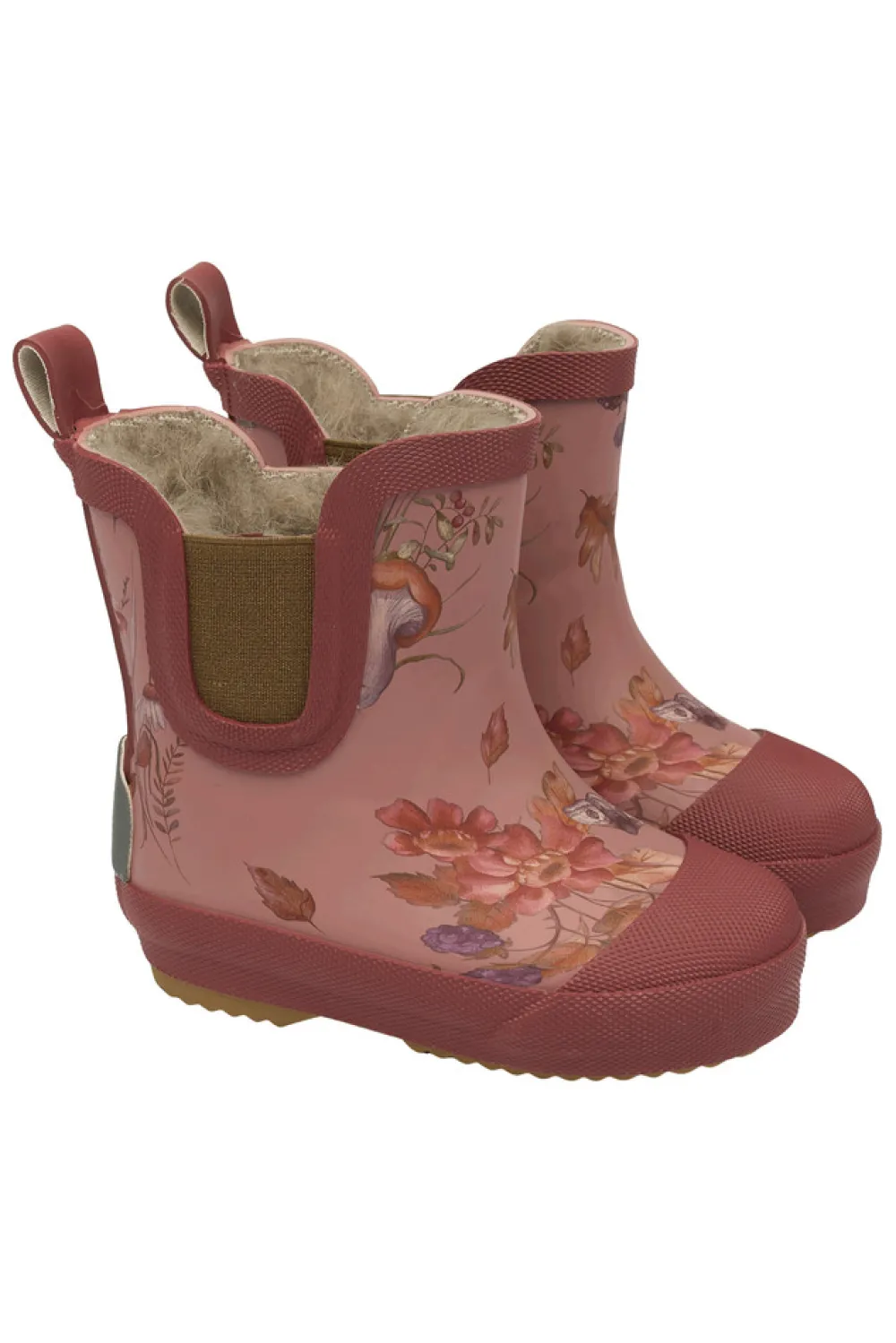 Mikk-Line Kort vinter Gummistøvle - AOP - Burlwood- Korte Termostøvler