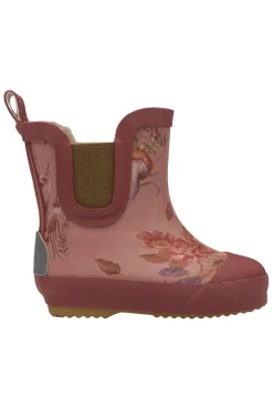 Mikk-Line Kort vinter Gummistøvle - AOP - Burlwood- Korte Termostøvler