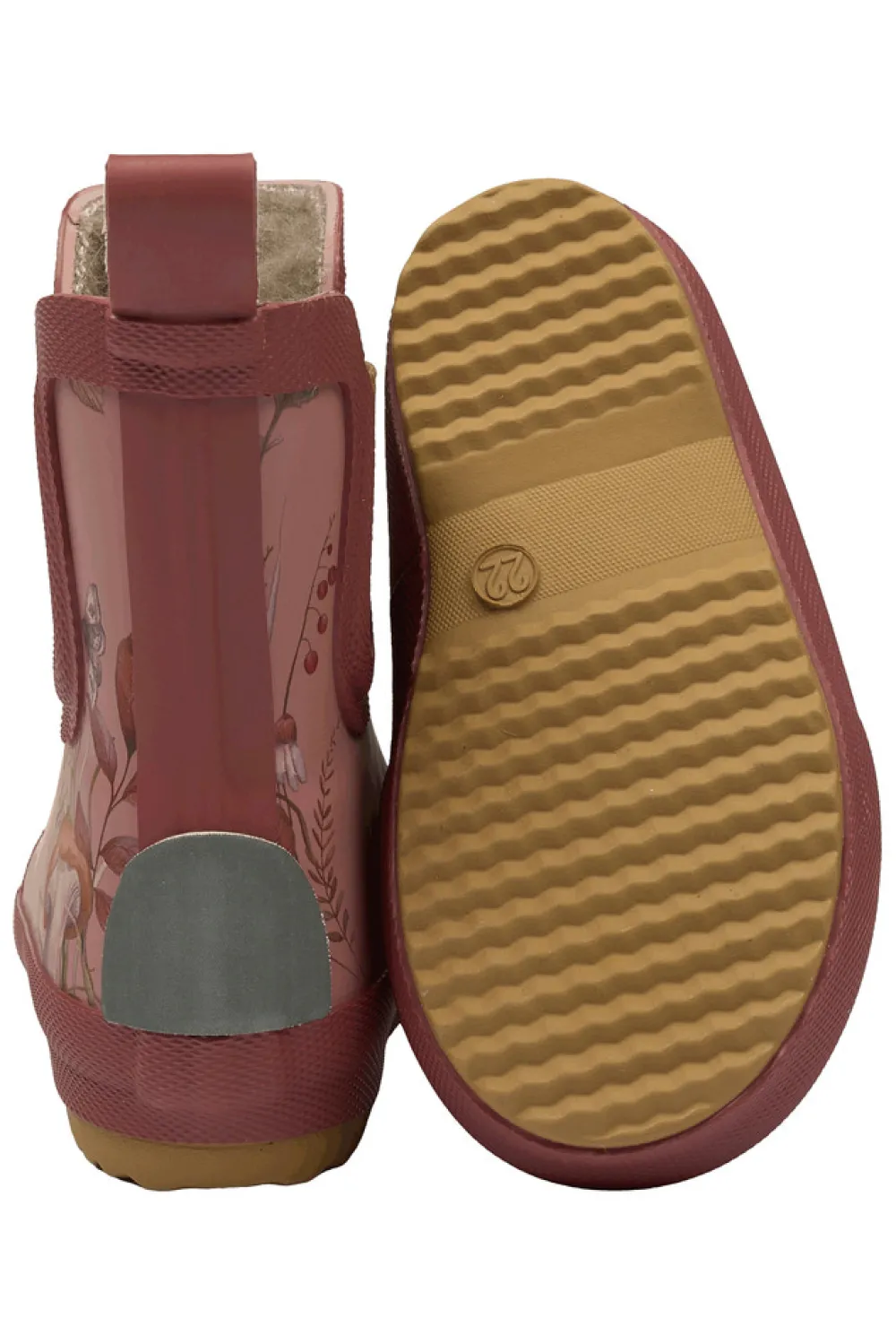 Mikk-Line Kort vinter Gummistøvle - AOP - Burlwood- Korte Termostøvler