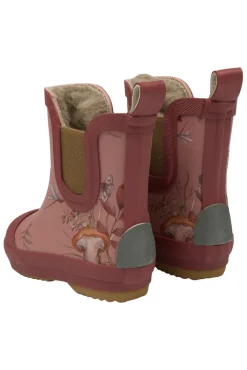 Mikk-Line Kort vinter Gummistøvle - AOP - Burlwood- Korte Termostøvler