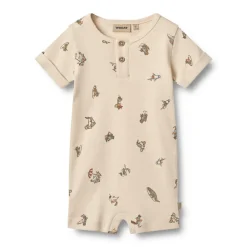 Wheat Kortærmet Jumpsuit Alfred - 9413- Heldragter U. Fod