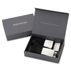 GOBABYGO Kravle start pakke - Black- Skridsikre Strømper|Strømpebukser