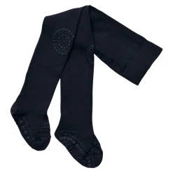 GOBABYGO Kravle Strømpebukser Bambus - Navy blue- Skridsikre Strømper|Strømpebukser