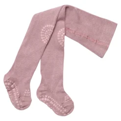 GOBABYGO Kravle Strømpebukser Bambus - Lavender- Skridsikre Strømper|Strømpebukser