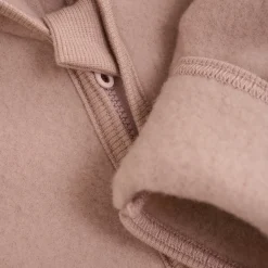 HUTTEliHUT Køredragt Ører Uld Fleece - Mahogany Rose- Ulddragter